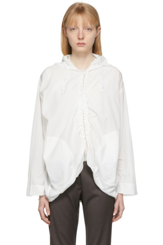 Gabriela Coll Garments: White No.144 Adjustable Jacket | SSENSE UK