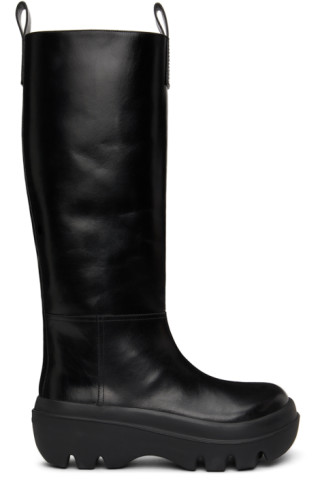 Black Tall Storm Boots by Proenza Schouler on Sale