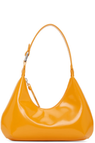 BY FAR: Orange Baby Amber Shoulder Bag | SSENSE