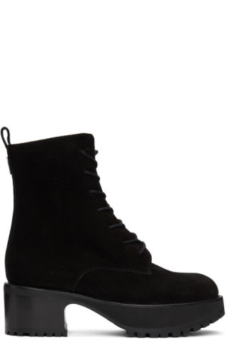 Black Cobain Boots by BY FAR on Sale