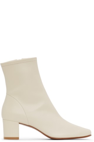 Off-White Sofia Boots by BY FAR on Sale