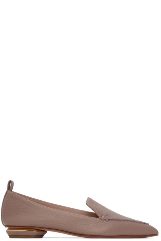 Nicholas Kirkwood Beya Burgundy Leather Loafers sale flats – AvaMaria