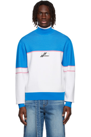 We11done 화이트 비코스 트러블넥