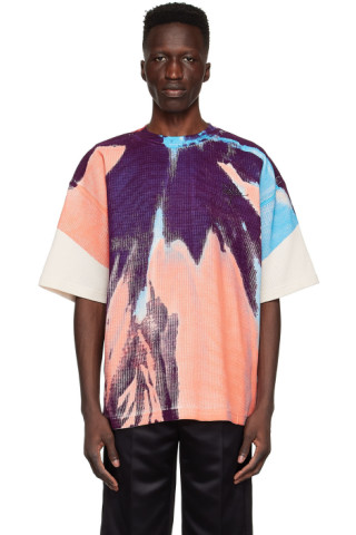 【関税込み】We11done オフホワイト コットン Tシャツ 221327M213189_1.jpg