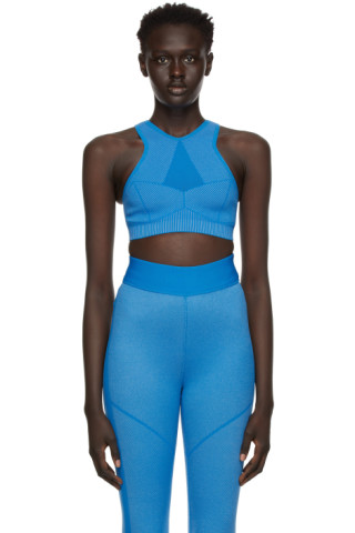 Gauge81: Blue Yukon Sports Bra | SSENSE