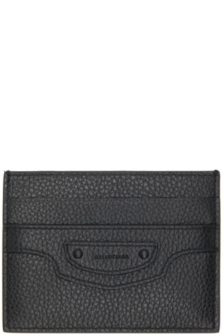 Balenciaga Black Croc Neo Classic Card Holder – BlackSkinny