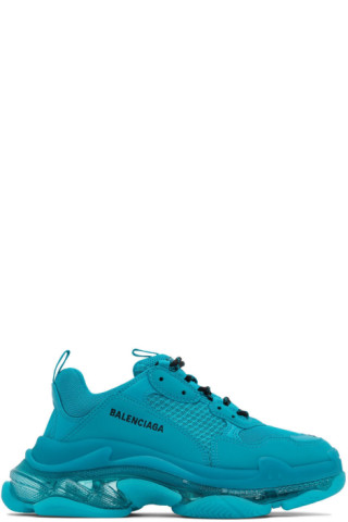 Balenciaga: Blue S Sneakers | SSENSE UK