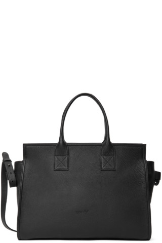 Marsèll: Black Medium Curva Tote | SSENSE