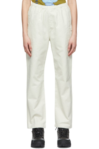 Stüssy: Off-White Beach Trousers | SSENSE Canada