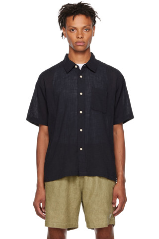 Stüssy - Black Wrinkly Shirt