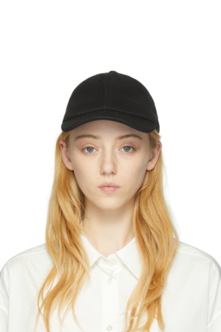 The Row: Black Silk Cap | SSENSE