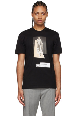 Neil Barrett: Black Hermitage Edition Hercules T-Shirt | SSENSE