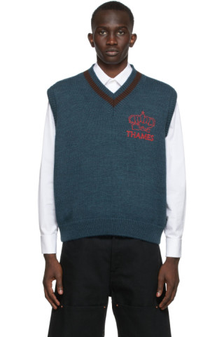 Thames MMXX.: Blue P.G. Vest | SSENSE