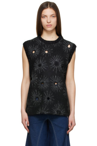 Black Tunisia Vest by Andersson Bell on Sale