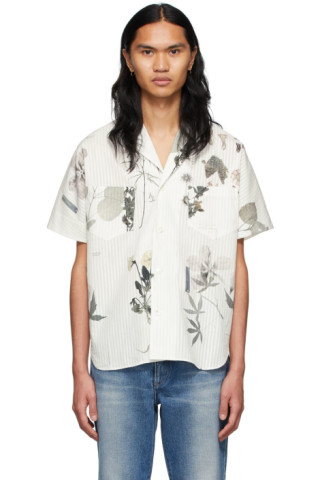 White Southern French Shirt by Tanaka on Sale