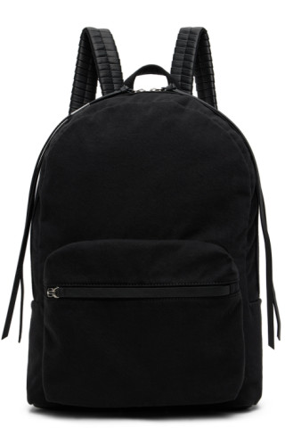 Ann Demeulemeester: Black Jessie Backpack | SSENSE