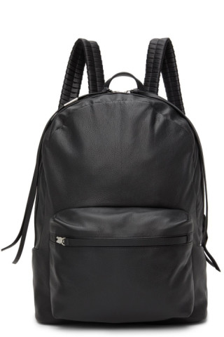 Ann Demeulemeester: Black Jessie Backpack | SSENSE