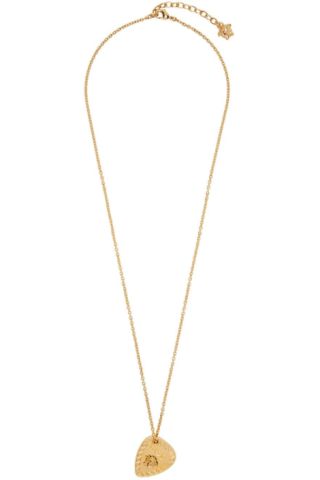Gold Medusa Pendant Necklace by Versace 
