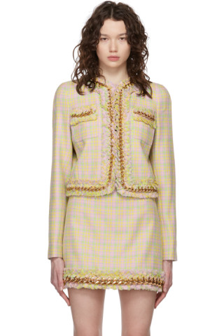 Versace: Multicolor Cotton Jacket | SSENSE