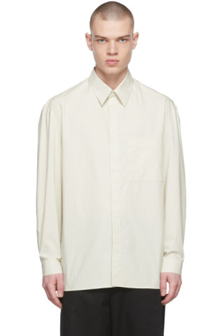 AMOMENTO: Off-White Square Pocket Oversized Shirt | SSENSE