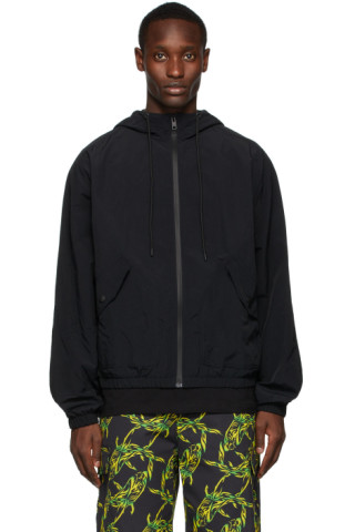 MSGM: Black Giubbino Jacket | SSENSE