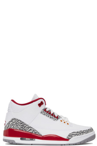 Nike Jordan: White Air Jordan 3 Retro Sneakers | SSENSE Canada