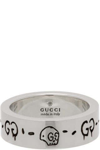 Gucci Ghost Silver Band Ring – Bailey's Fine Jewelry