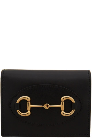 Gucci - ブラック Gucci 1955 ホースビット カード ケース Gucci - ブラック Gucci 1955 ホースビット カード ケース