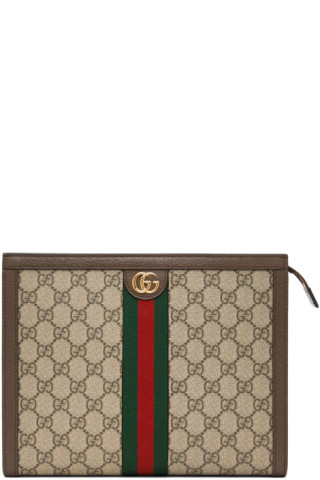 Ophidia Pouch in Beige - Gucci