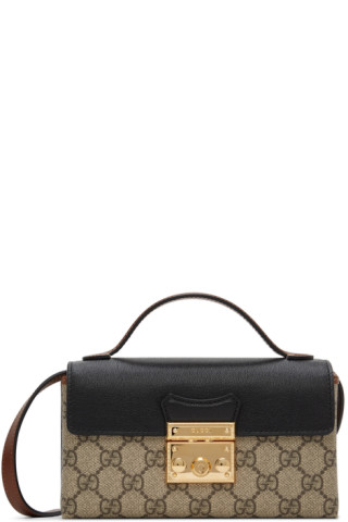 Padlock GG Mini Shoulder Bag in Beige - Gucci