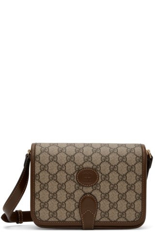 GUCCI Gürtel GG SUPREME in beige/ braun