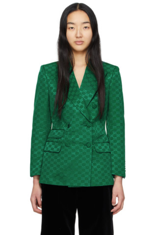 Gucci blazer green clearance