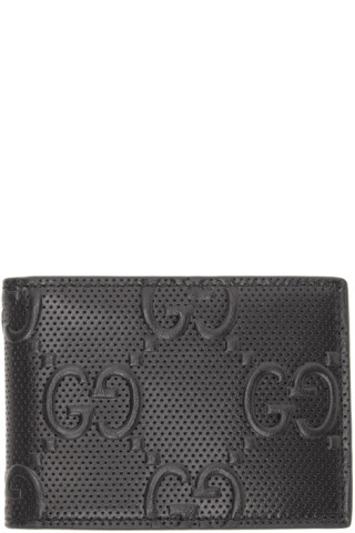 Gucci Bifold Wallet Signature Web (8 Card Slots) Black