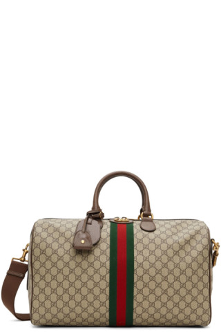 Gucci Savoy Large Duffle Bag - Neutrals