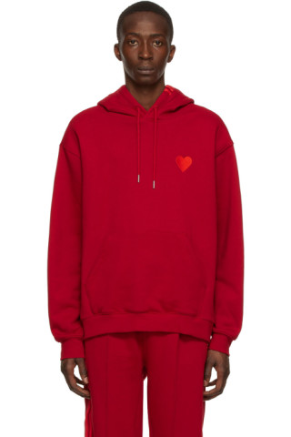 adidas x IVY PARK: Red Cotton Hoodie | SSENSE