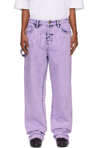 Designer Men For Mens Women Pants Purple Brand Jeans Summer Hole
