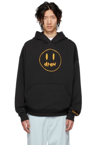 SSENSE Exclusive Black Painted Mascot Hoodie by drew house on Sale