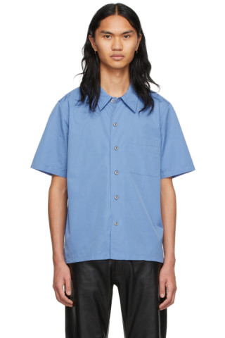 Sunflower: Blue Spacey Shirt | SSENSE