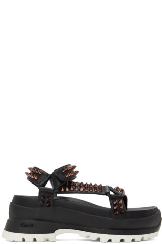 【送料&関税込】Stella McCartney Trace Sandals Black Trace Sandals by Stella McCartney on Sale