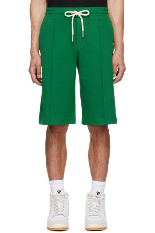 AMI Alexandre Mattiussi: Green Puma Edition Shorts | SSENSE UK