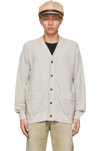 visvim: Grey Knit Selmer Cardigan | SSENSE