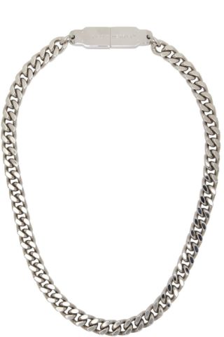 In Gold We Trust Paris Ssense Exclusive Silver & Gold Curb Chain