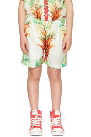 SSENSE Exclusive Kids Off-White 데이트 팜 반바지