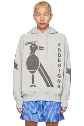 【関税込み】4SDESIGNS グレー フーディ 221501M202000_1.jpg