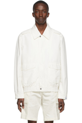 Winnie New York: Off-White Cotton Jacket | SSENSE