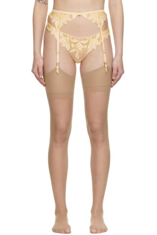 【関税込み】Fleur du Mal ブルー Lily ガーターベルト 221541F368012_1.jpg