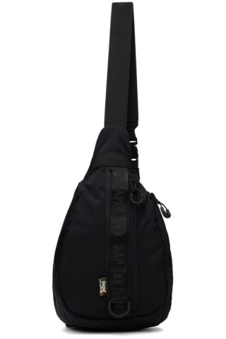 Bape, Bags, Aape By A Bathing Ape Leather Black Backpack