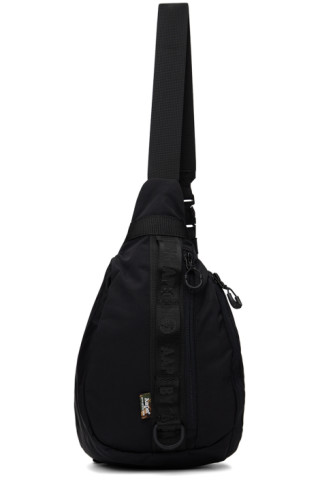 AAPE by A Bathing Ape Black Canvas Backpack AAPE by A Bathing Ape