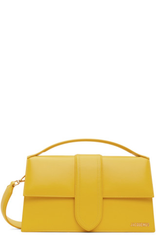 Jacquemus: Yellow La Montagne 'Le Bambinou' Clutch | SSENSE