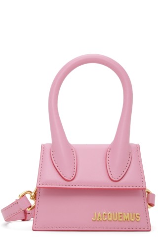 Pink La Montagne 'Le Chiquito' Clutch by Jacquemus on Sale